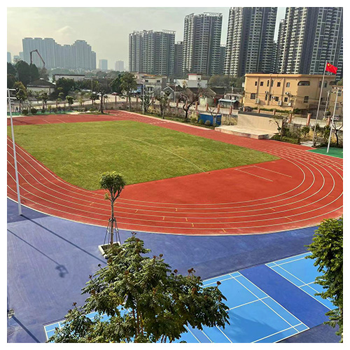 东丽中山东凤镇中心小学无缝预制型跑道