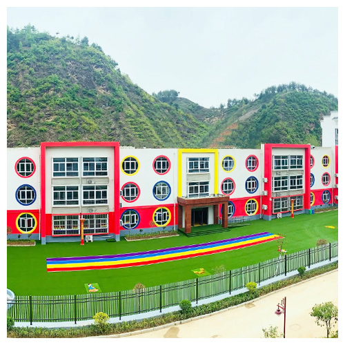 东丽高坝店镇中心幼儿园人造草坪跑道